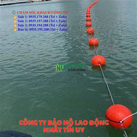 Phao cảnh báo nước 30/40/50/60/70/80/100cm dây an toàn phân chia khu ...