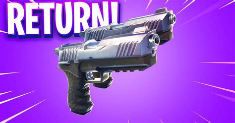 С новым патчем в Fortnite вернутся парные пистолеты