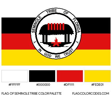 Seminole Tribe flag color codes