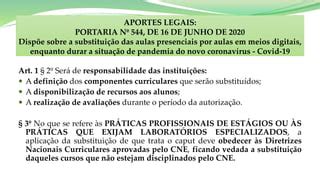 Apresentação orientação para retomada de atividades pandemia pptx