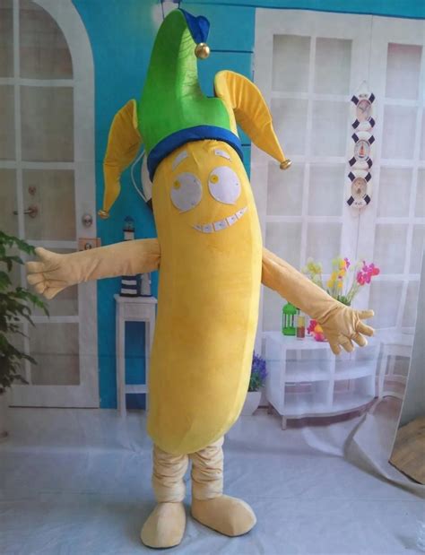 Funny Plush Clown Banana Mascot Costume For Party Adult Banana Costume Buy Banana Costume