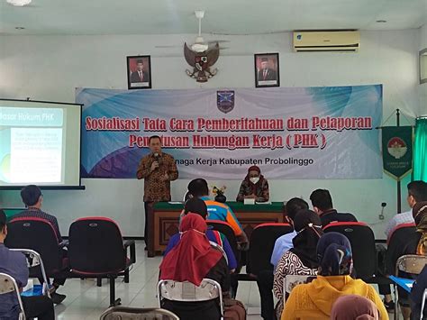 Disnaker Kabupaten Probolinggo Berikan Sosialisasi Tata Cara