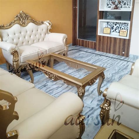 Fully Carved Wooden Royal Sofa Set YT 104