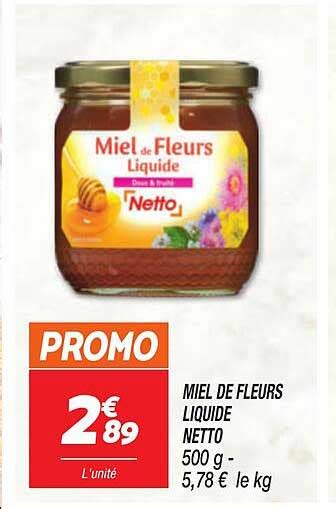 Promo Miel De Fleurs Liquide Netto Chez Netto ICatalogue Fr