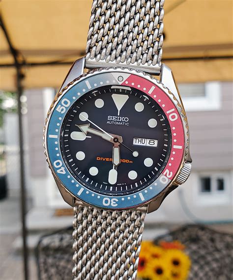 Seiko Bleached Bezel Skx009 Inspired By The New Seiko 5 Suit