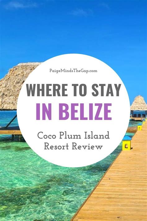 Coco Plum Island Resort Review Where To Stay In Belize Island Resort