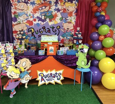 Rugrats Backdrop Baby Shower Party Themes 1st Birthday Party Themes