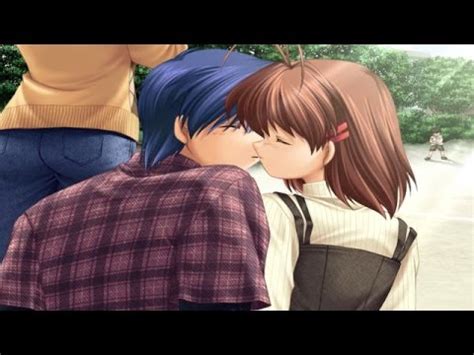 Let S Play Clannad Visual Novel Part The Actual First Kiss