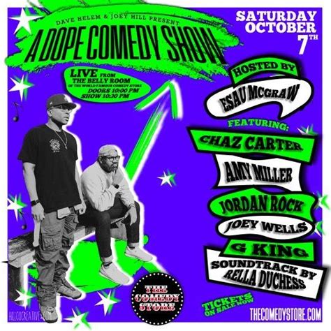 Tickets for Dave Helem and Joey Hill present “A Dope Comedy Show ...