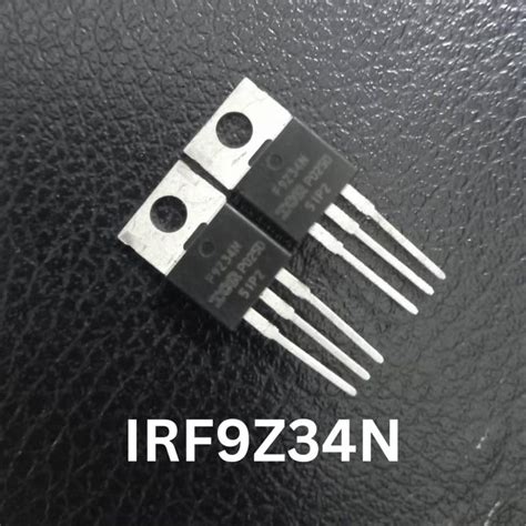 IRF9Z34NPBF IRF9Z34N MOSFET IRF9Z34 IC 55V 19A 56W TO 220 3 Pin Leads