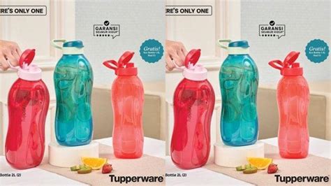 Promo Tupperware Edisi Bulan April Beli Botol Minum Liter