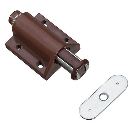 National Hardware N710 512 Magnetic Touch Latch Aluminum Brown