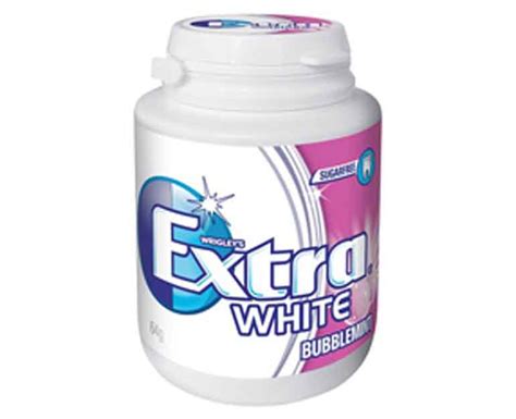 Wrigley S Extra White Bubblemint Sugar Free Gum 64g Eckos Online