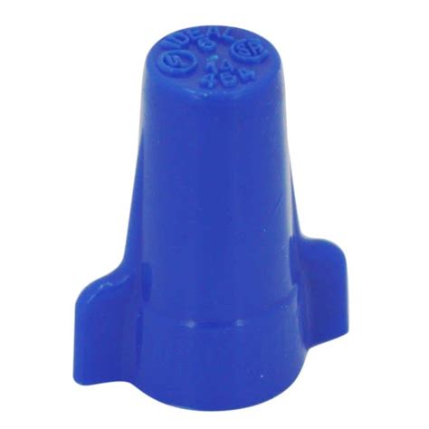 Ideal 454 Blue Wing Nut Wire Connectors 25 Pack 30 454p The Home Depot