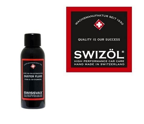 SWIZÖL SWISSVAX 32 100ml CONCOURS DUSTER Fluid 50ml Car Duster