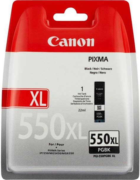 Canon PGI 550PGBK XL Tusz Do Canon Pixma MG5450 5550 6350 6450