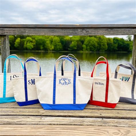 Canvas Boat Totes Etsy