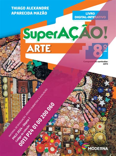 SuperAÇÃO Arte 8º ano PNLD Moderna