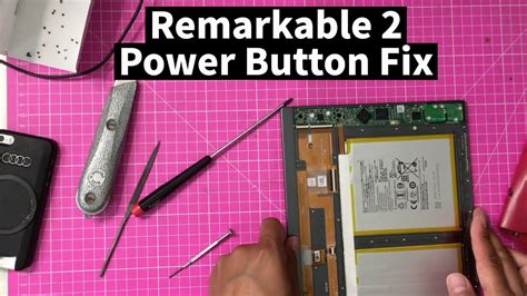 Remarkable 2 Power Button Fix YouTube