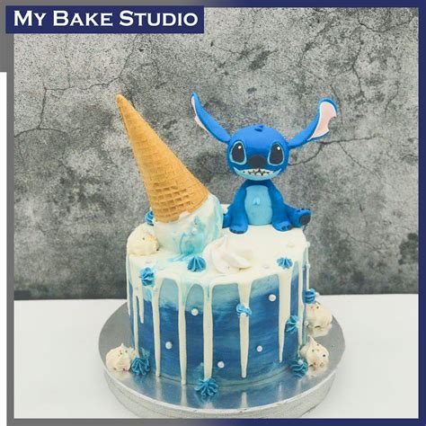 Stitch Theme Cake | MyBakeStudio