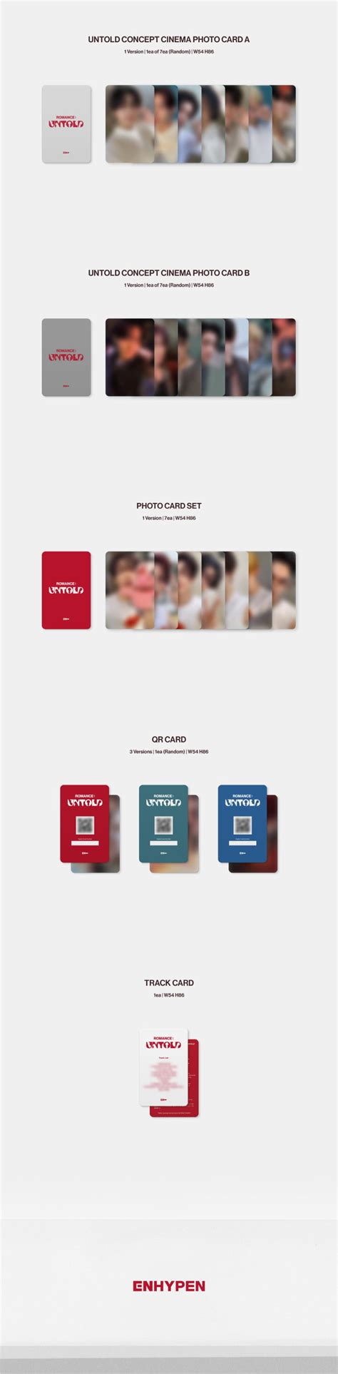 Smart Album ENHYPEN 2nd Album ROMANCE UNTOLD Weverse Albums Ver