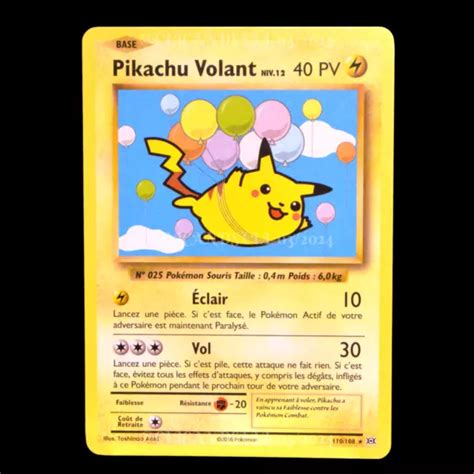 Carte Pok Mon Pikachu Volant Xy Xy Volutions Eur