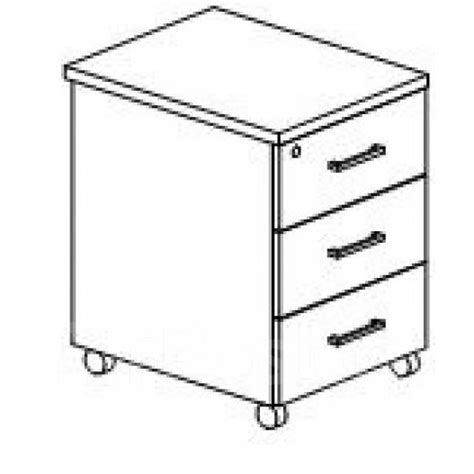 Тумба офисная 3 ящ. с замком Unica от Шатура Мебель, новый, под заказ ...