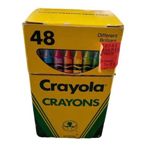 Crayola Office Vintage 988 Binney Smith Crayola Crayons 48 Pack Box