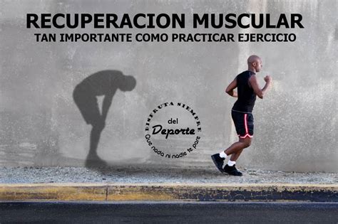 Recuperación muscular tan importante como practicar ejercicio