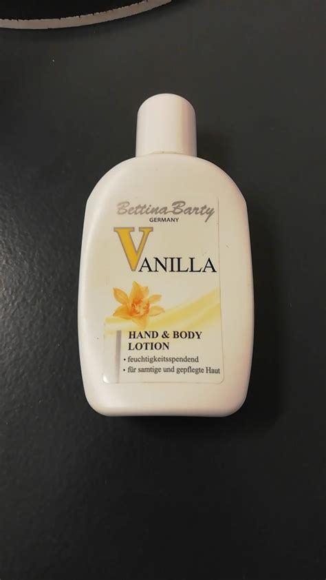 Composition BETTINA BARTY Vanilla Hand Body Lotion UFC Que Choisir