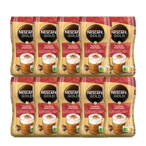 Nescafé Gold Cappuccino Entkoffeiniert 250g Dose 10er Pack eBay