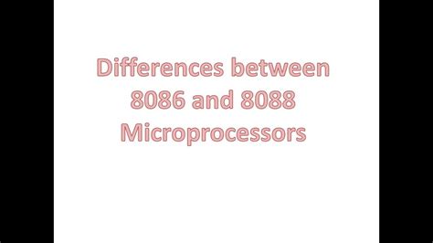 Comparison Between 8086 And 80286 Coolbfile