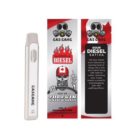 Gas Gang Disposable Vape Pen 1000mg Sour Diesel Oakville