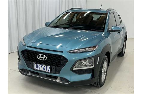 SOLD 2017 Hyundai Kona Active In Blue Used SUV Warrenheip VIC