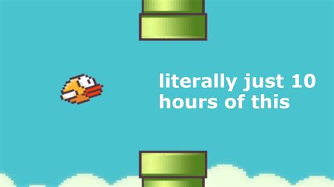 Playing Flappy Bird For 10 Hours Straight To Get World Record Youtube