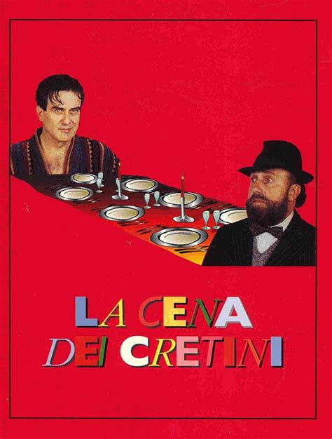 La Cena Dei Cretini 1994 Giuseppe Pambieri Enrico Beruschi Teatro