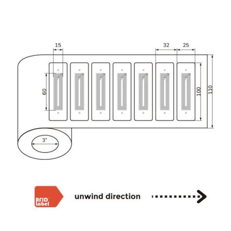 Iso Nfc Label X Mm Nxp Icodeslix Rfid Label