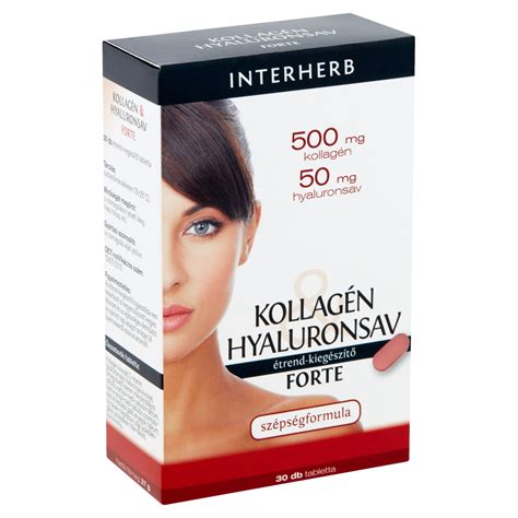 Interherb Kollag N S Hyaluronsav Forte Tabletta Db