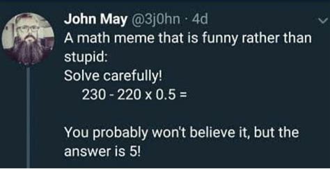 5! : r/mathmemes