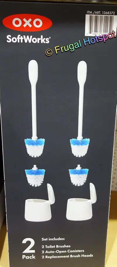 Oxo Toilet Brush Set Pack Costco Sale Frugal Hotspot