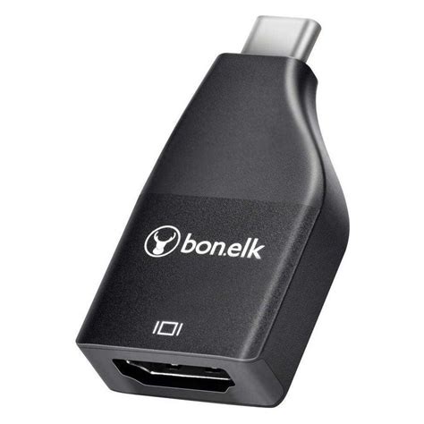 Bonelk USB-C Male To Female 4K/60Hz HDMI Compact Adapter For TV/Monitor ...