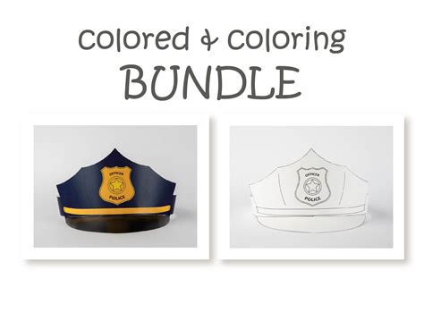 Police Officer Hat Template