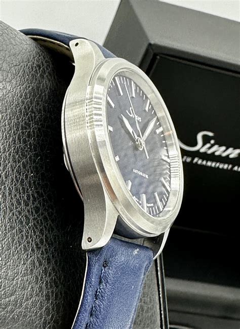 SINN 556 I B BLUE SUNBURST DIAL SWISS TOP GRADE AUTOMATIC 38 5MM