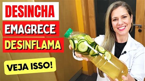 Bebida para DESINCHAR DESINFLAMAR e EMAGRECER Fácil Gostosa