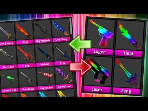 Best Mm2 Knife - I Got All Christmas 2020 Godly Weapons In Mm2 Roblox ...