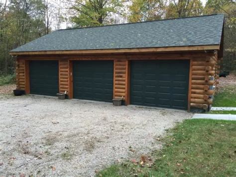 8 Log Cabin Garage Kits Starting at $18,878 - Cabin Lane