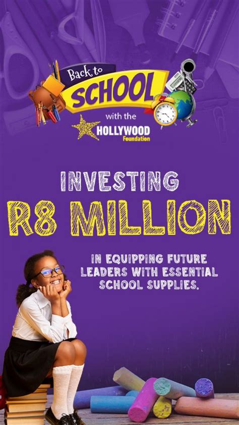 A Pledge Of R 8 Million For Back To School To Ignite Hope For South