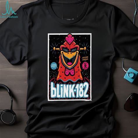 Blink Concert Tour Accor Arena Paris October Poster Shirt