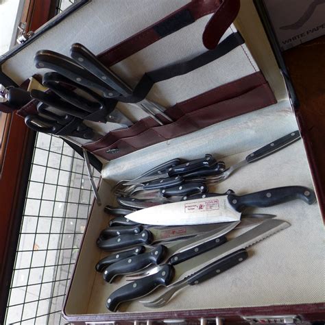 A Cased Set Of Berman And Benz Soligen Chef Knives And Others