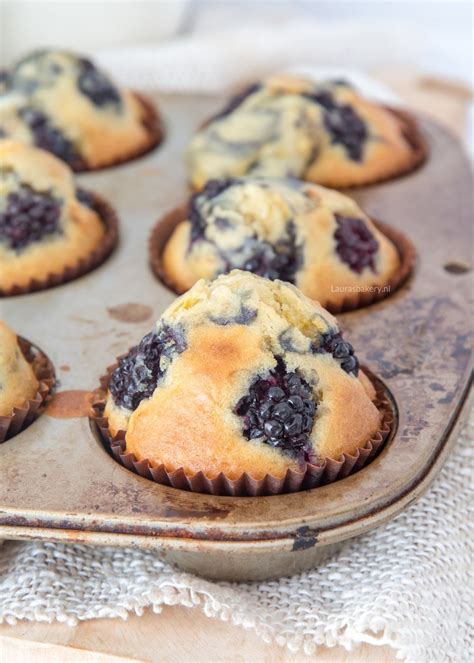 Bananen Muffins Met Blauwe Bessen Artofit